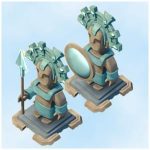 Statues Boom Beach